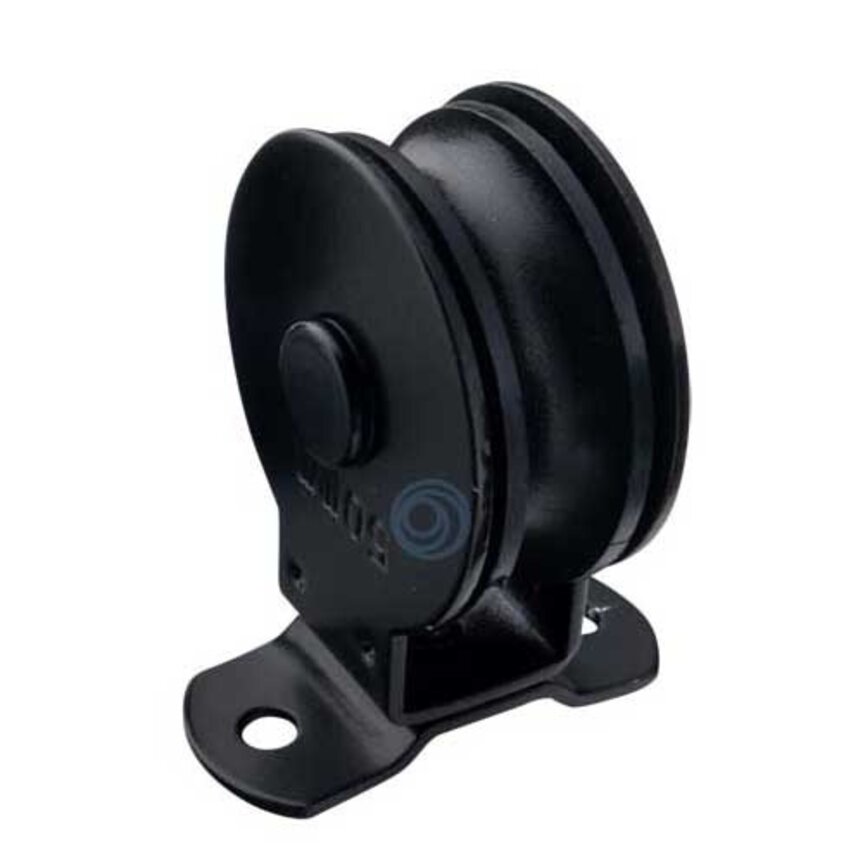 Pulley 50mm standing model with black polyamide wheel