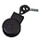 Markisenhangrolle Holzgewinde-Ringschraube Polyamidrad 32 mm  m6 - Schwarz