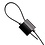 Automatic Wire rope clips 1.5mm -  Black version