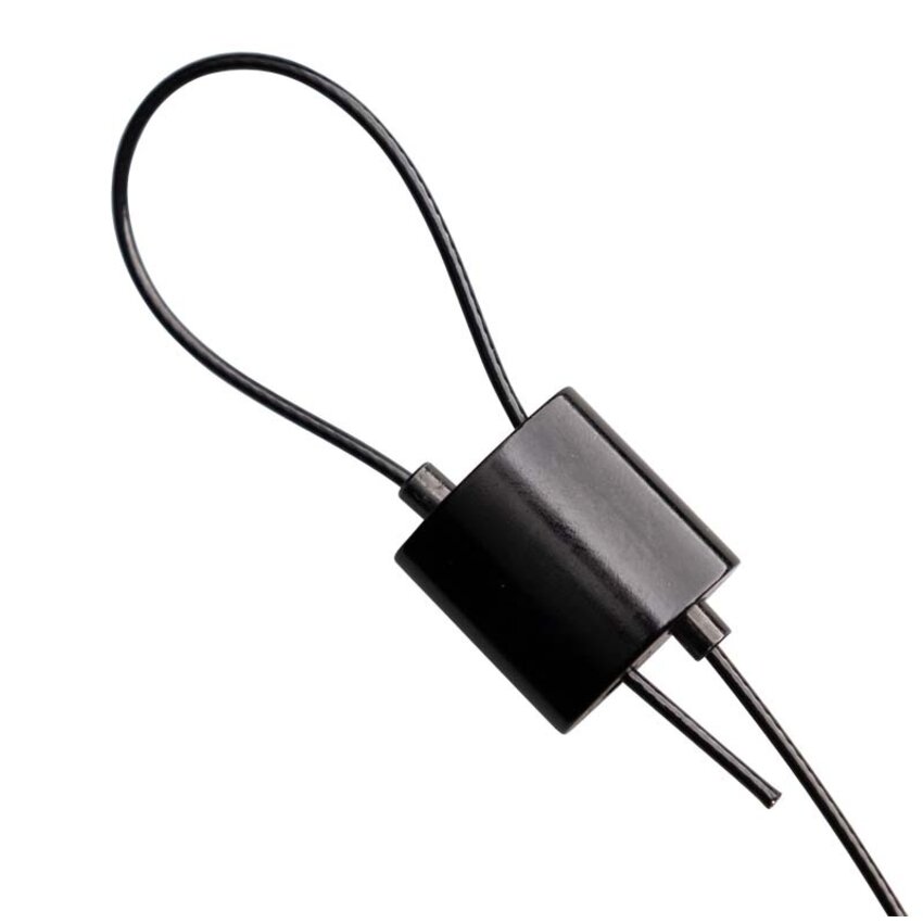 Automatic Wire rope clips 1.5mm -  Black version