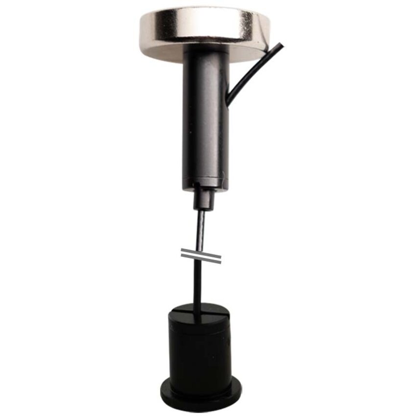 Magnetic Hanging System, Black with Chrome Magnet Attachment
