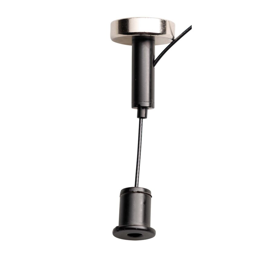 Magnetic Hanging System, Black with Chrome Magnet Attachment