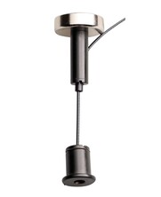 Magnetic Hanging System, Black with Chrome Magnet Attachment