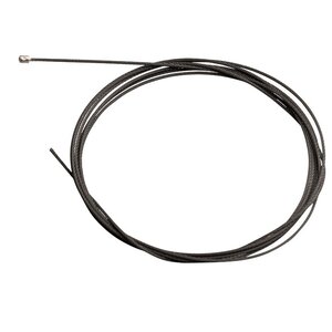 Technx Zwarte Staalkabel 1.2mm met eindstop 3m