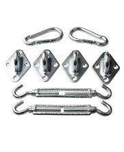 Universal mounting kit for shade sail
