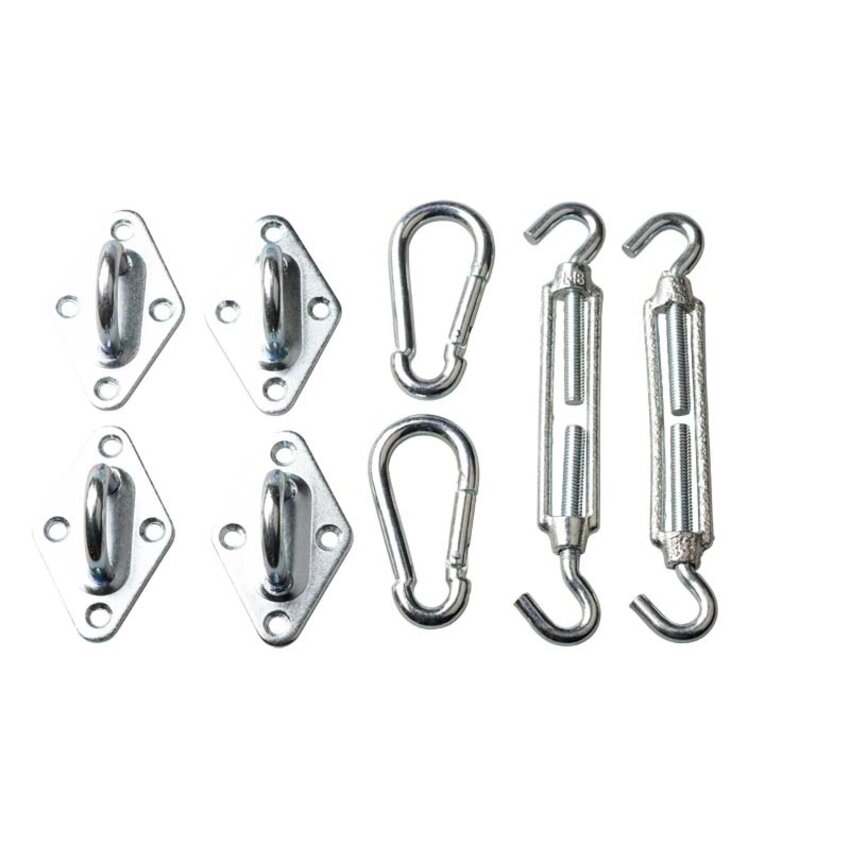 Universal mounting kit for shade sail