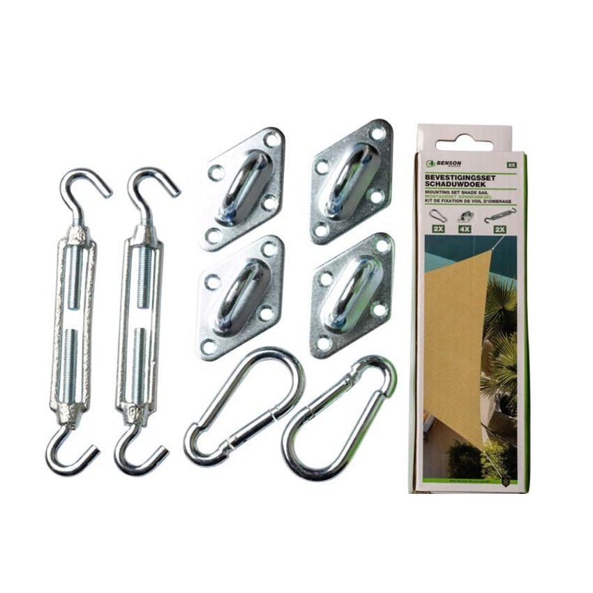 Universal mounting kit for shade sail