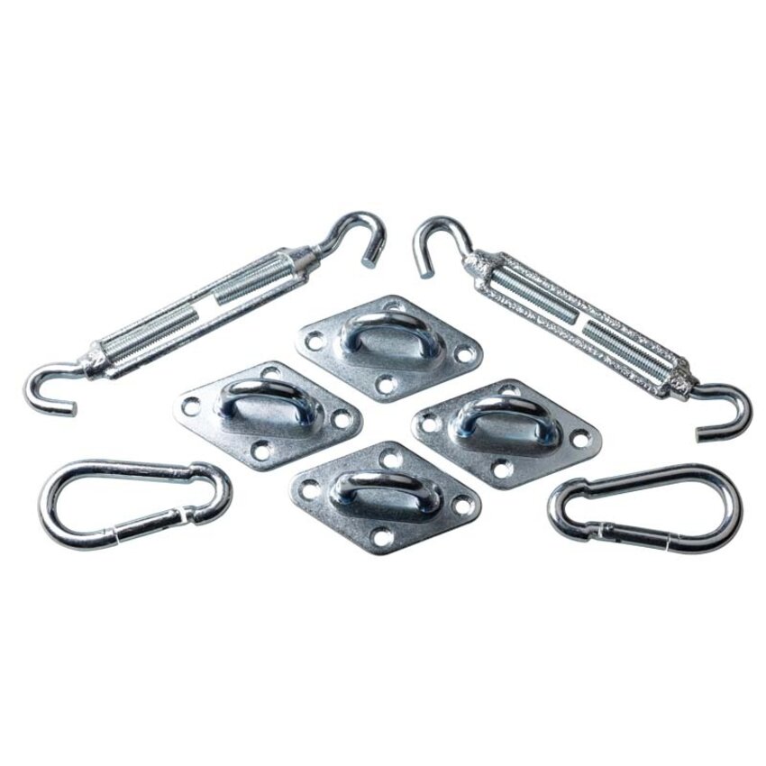 Universal mounting kit for shade sail