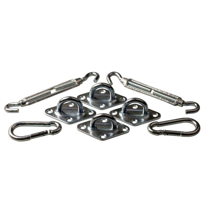 Universelles Befestigungsset für Sonnensegel