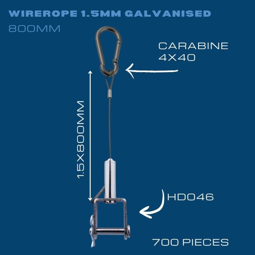 Tailor made Wire Rope with loop