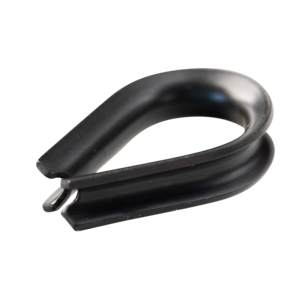 Thimble stainless 3mm Black