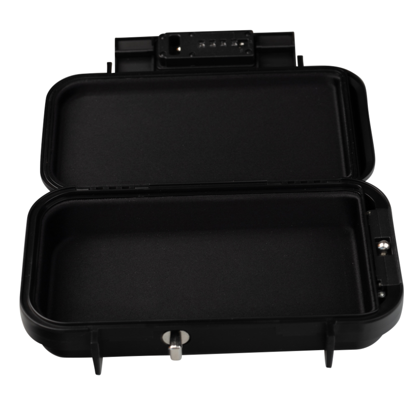 Safe with PVC steel cable attachment 6mm x 50cm for the secure storage of valuables.