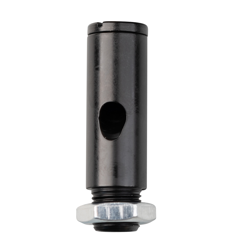 Befestigungspunkt für Stahlkabel mit Stromdurchführung. - Staalkabelstunter