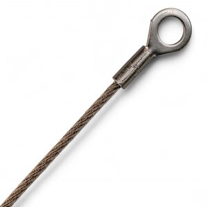 Stainless steel eyelet 6mm for 2mm cable