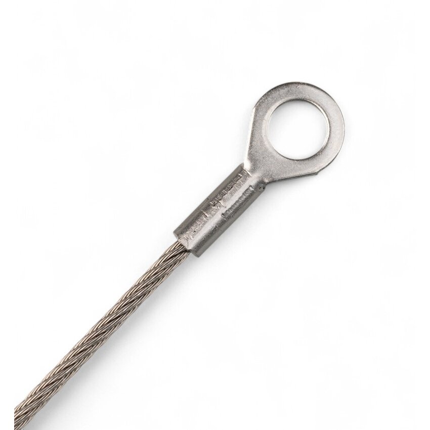 Inox-Öse 6mm für 2mm Kabel - 304 RVS Befestigung