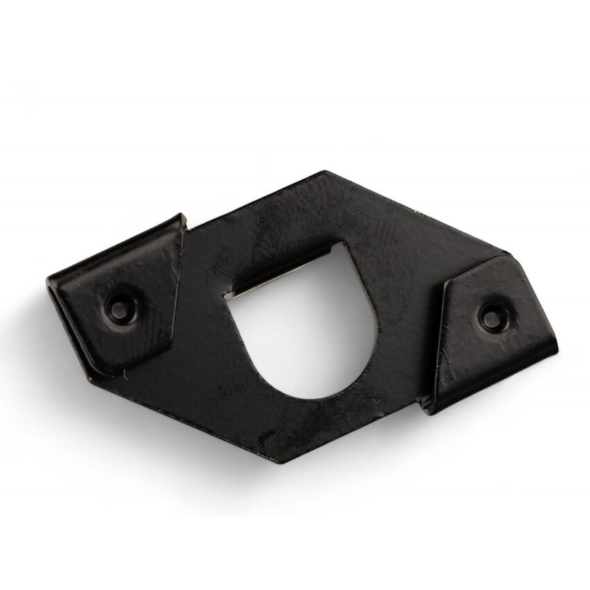 Clip Black for suspended ceilings, white, with open eye