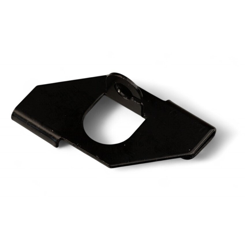 Clip Black for suspended ceilings, white, with open eye