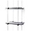 Black steel cable hanging system for wine bottles