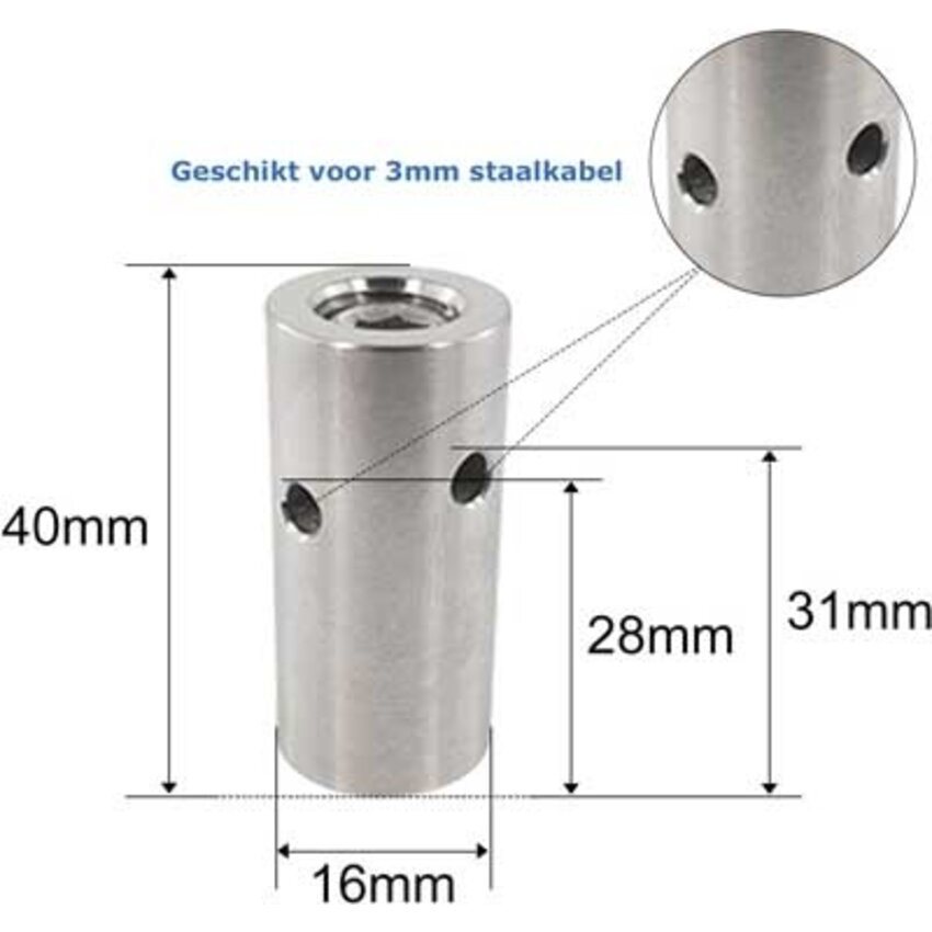 Stainless steel trellis kit for guiding plants and shrubs along wall or fence