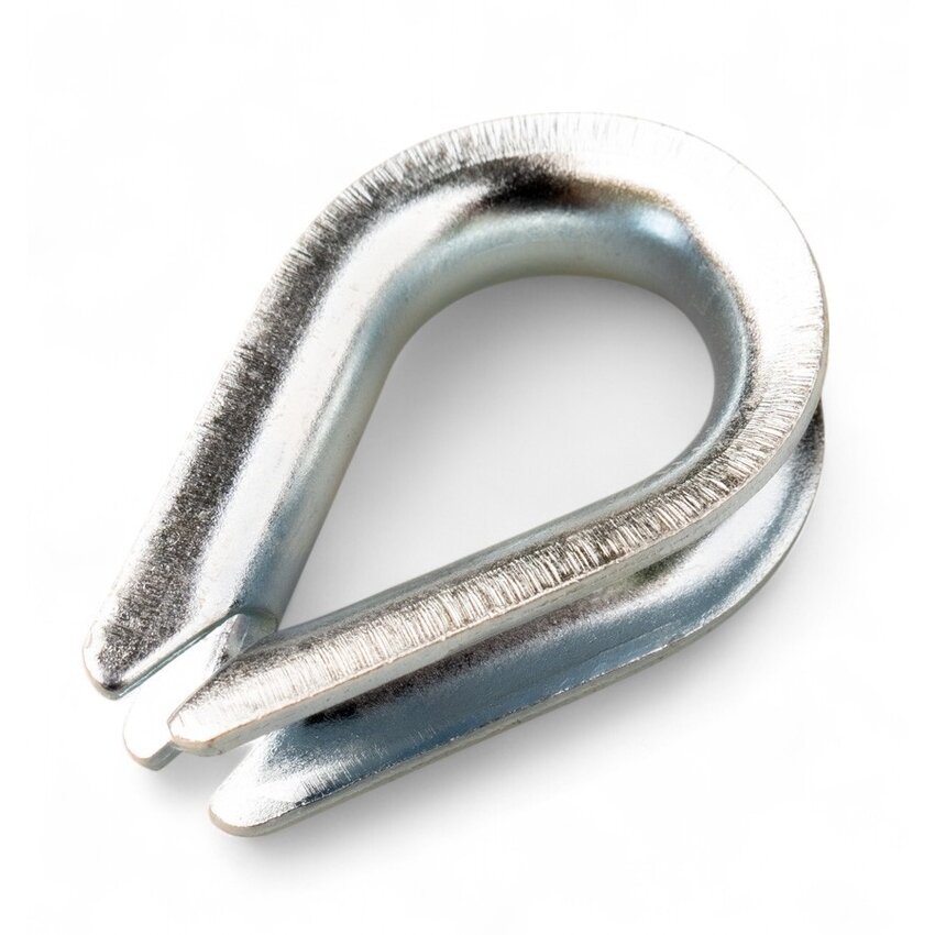 Wire Rope Thimble 5 mm Galvanized – for Wire Rope Loop and Wear Protection