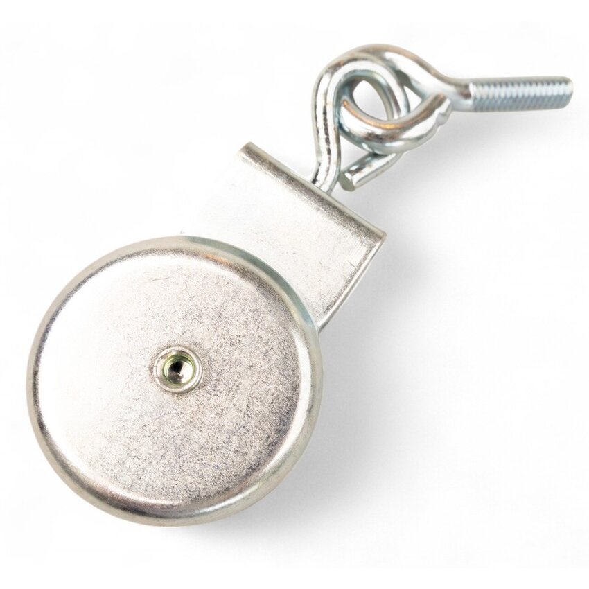 Markisenhangrolle Holzgewinde-Ringschraube Polyamidrad 32 mm  m6