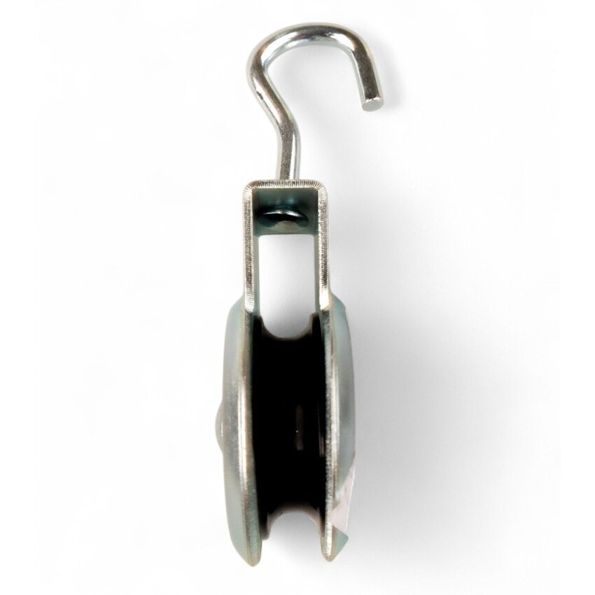 Markieskatrollen met open oog polyamide schijf 32mm