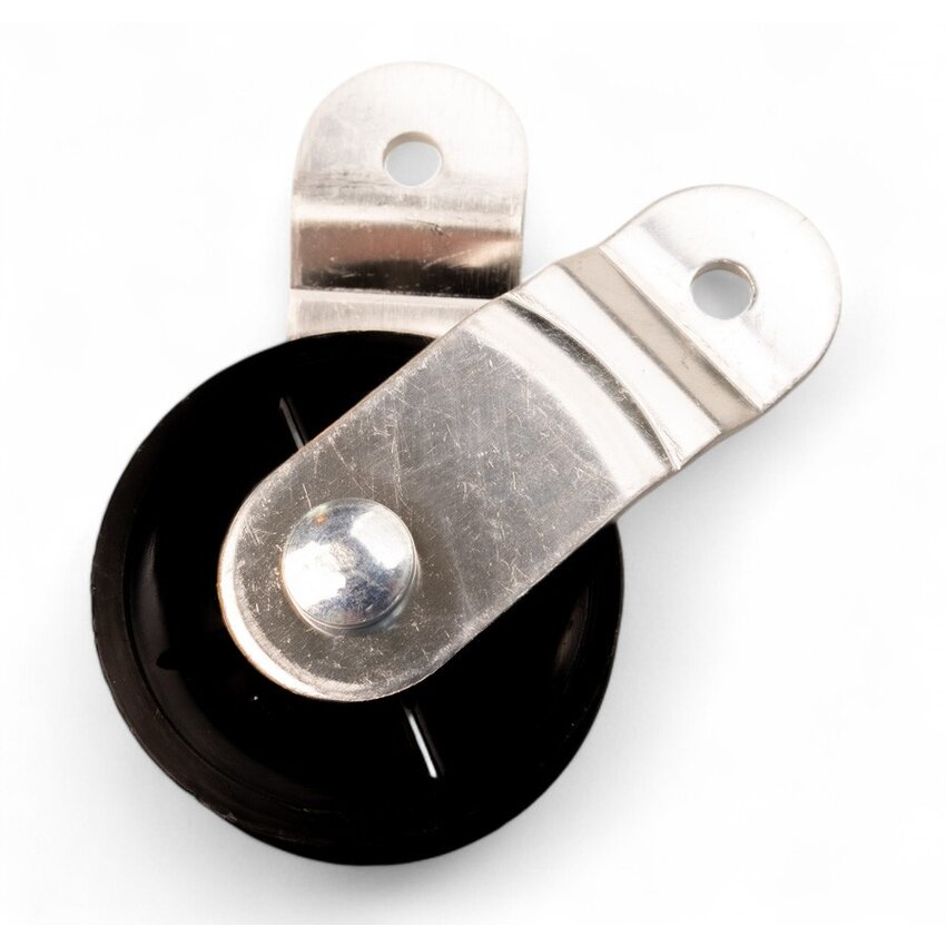 Deelbare V-Katrol 40 mm | Aluminium Katrol met Haak voor Zonwering en Markiezen