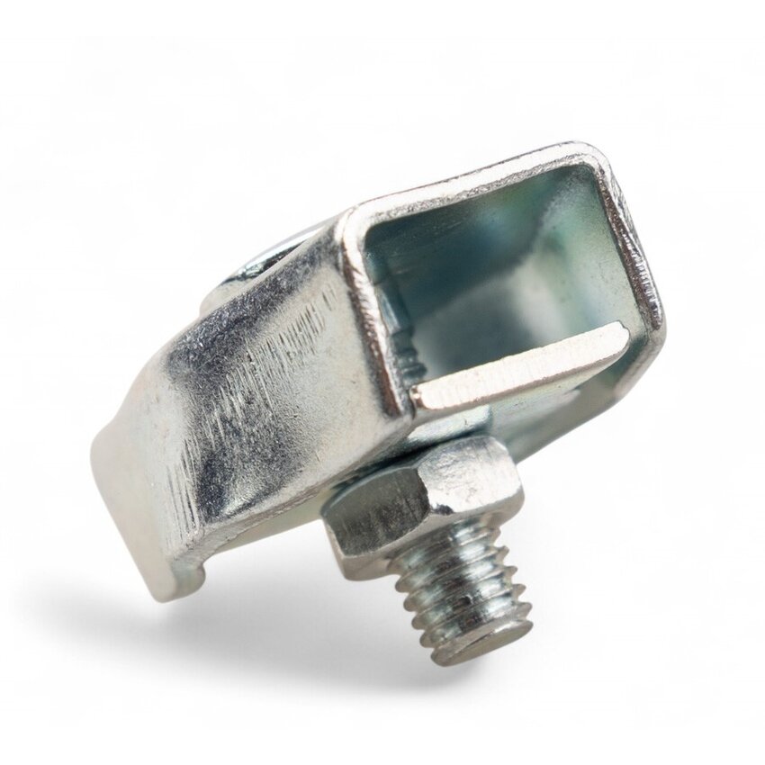 Staaldraadklem verzinkt 2mm simplex