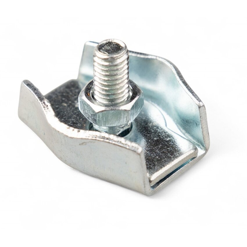 Staaldraadklem  4mm verzinkt simplex