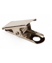 Metal clip with perforation