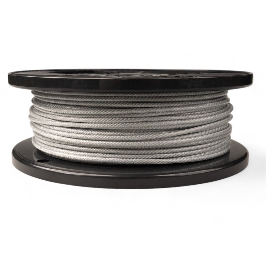 Wire Ropes 1.5/2.5 mm PVC 100 meter 1x7