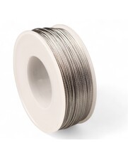 Steel cable 0.5 mm stainless steel 100 meters with thin PVC coating