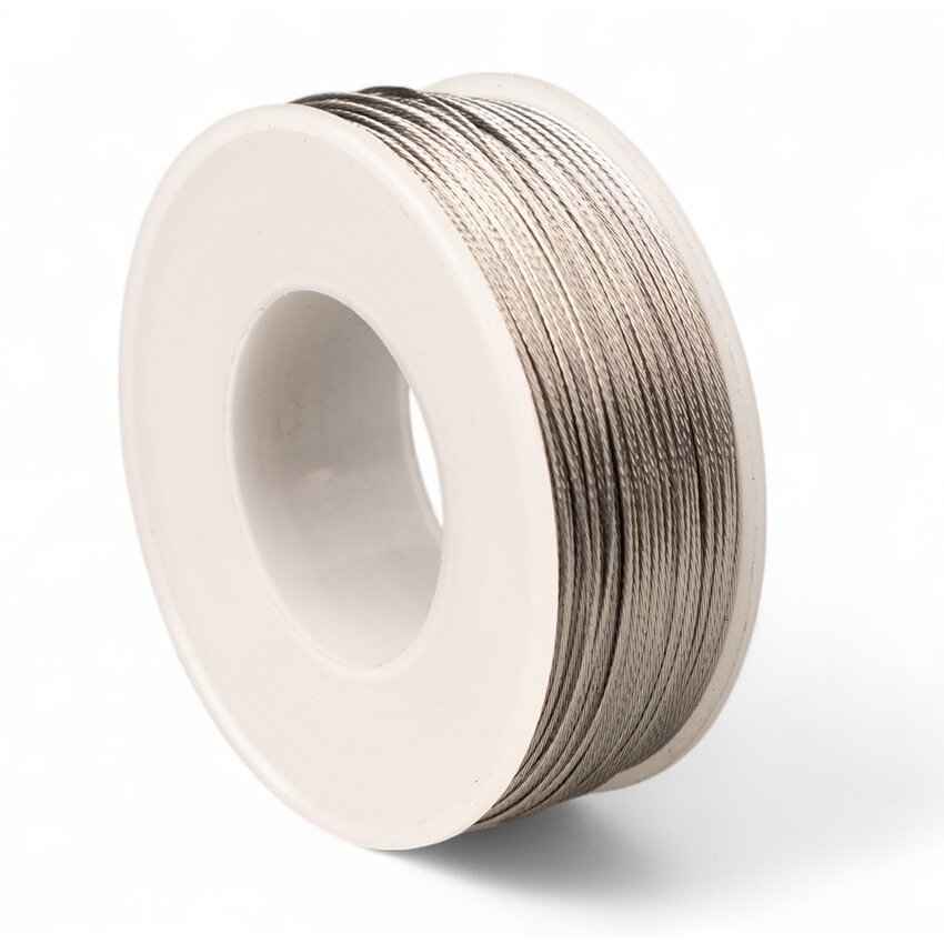 Staalkabel 0,3mm roestvaststaal 100 meter