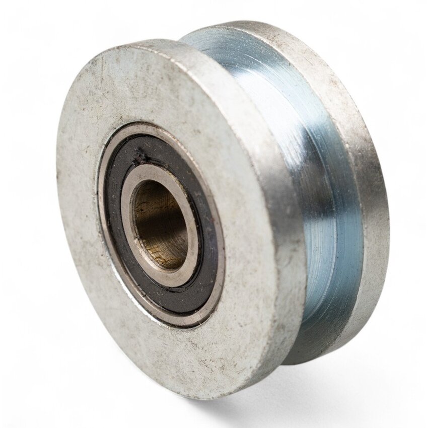 Stalen Wheel or sheave with square groove bearing 60mm