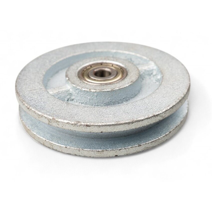 Cast iron sheave with square groove bearing 105mm