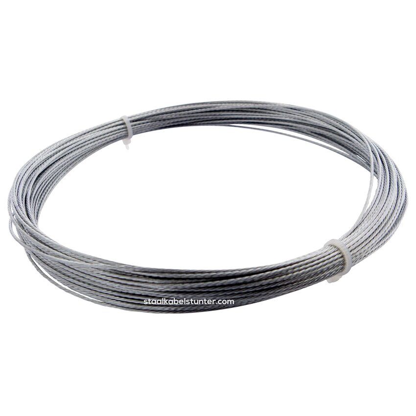 Stahlseil 1,2mm 5 Meter gebündelt