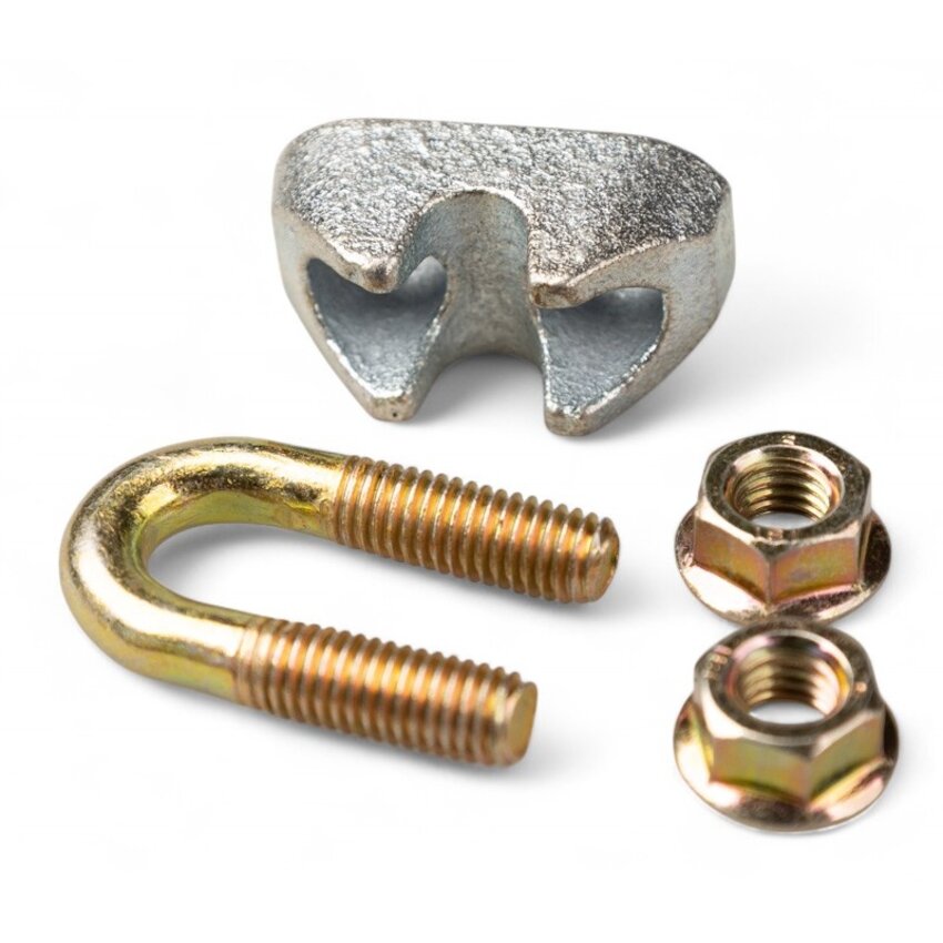 Wire Rope Clips with nuts for Wire Rope 8mm - DIN EN 13411-5