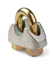 Draadklem met moeren voor staalkabel  8mm - DIN EN 13411-5