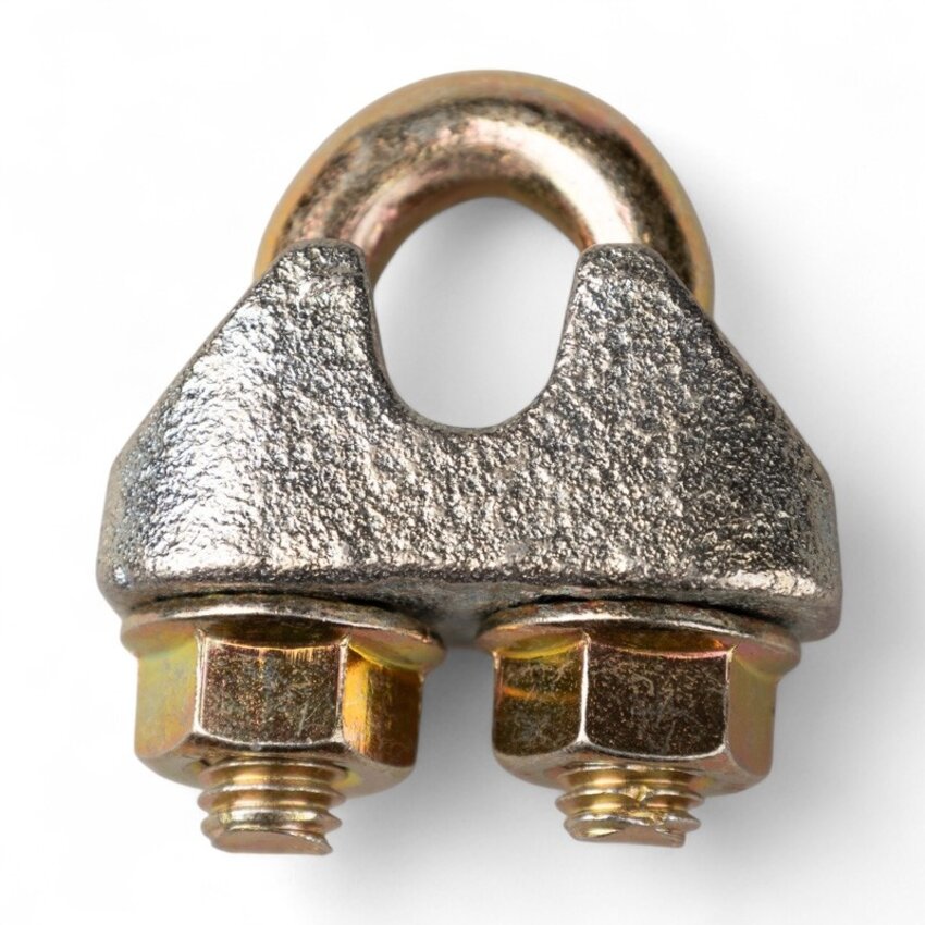 Wire Rope Clips with nuts for Wire Rope 6,5mm - DIN EN 13411-5