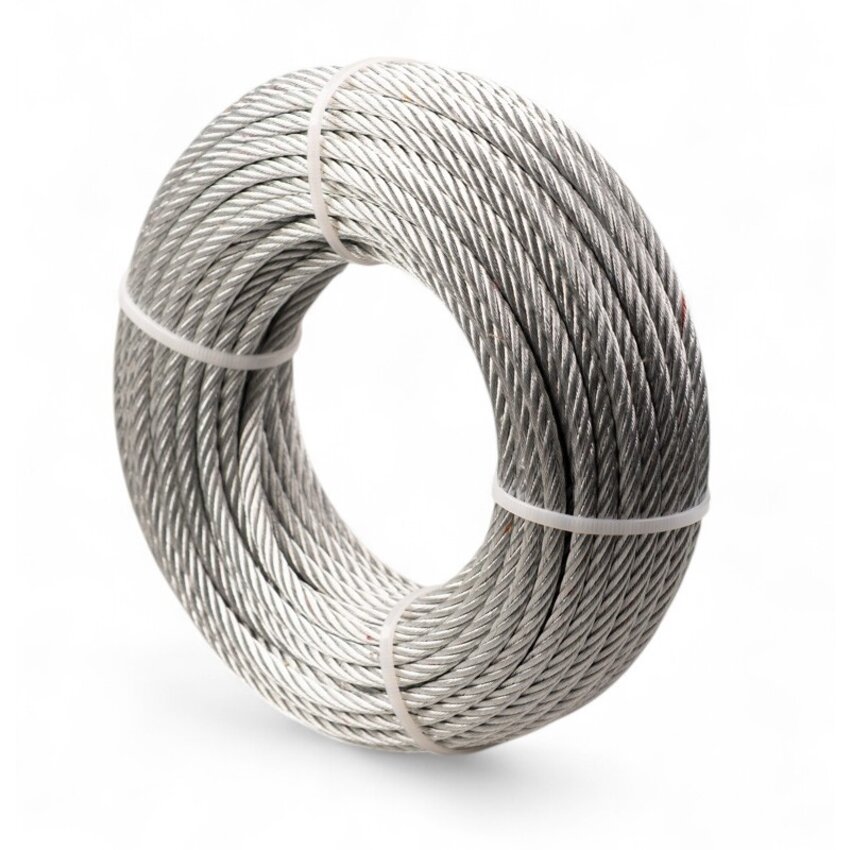 Stahlseil 6mm 20 Meter gebündelt