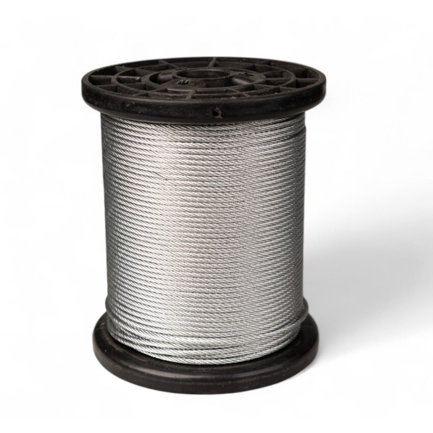 Drahtseil  1 mm 100 meter auf Rolle