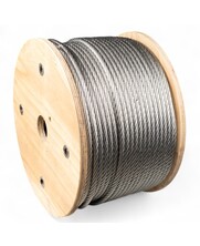 Verzinkte staalkabel 10 mm op haspel – 50 meter | 6x12+7FC