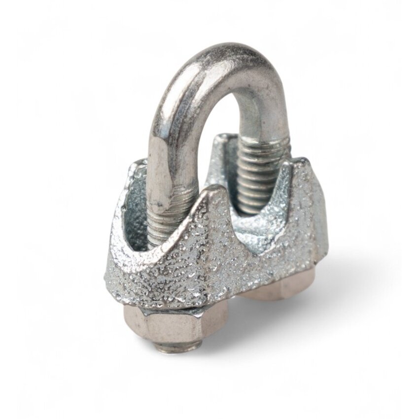 Draadklem voor staalkabel  6mm - din741