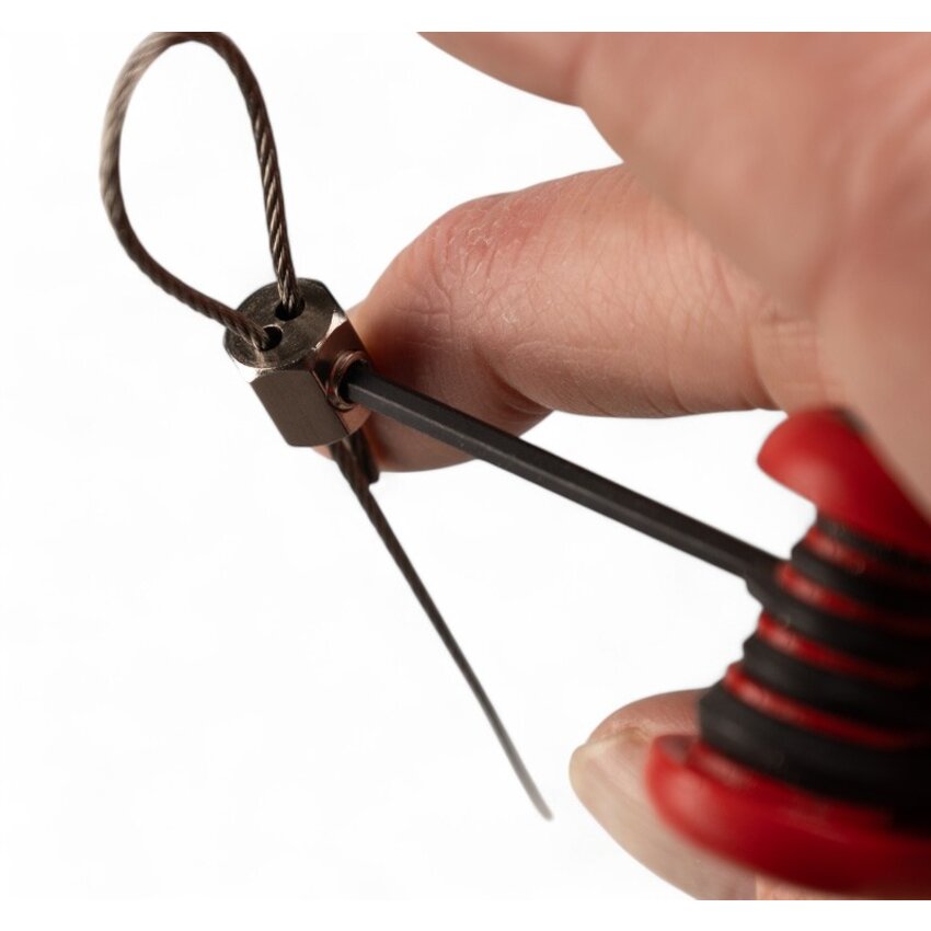 Mini dubbele draadklem met inbusbout voor 1.5mm