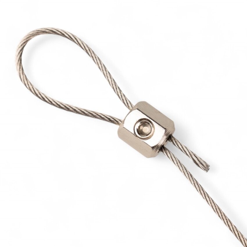 Mini dubbele draadklem met inbusbout voor 1.5mm