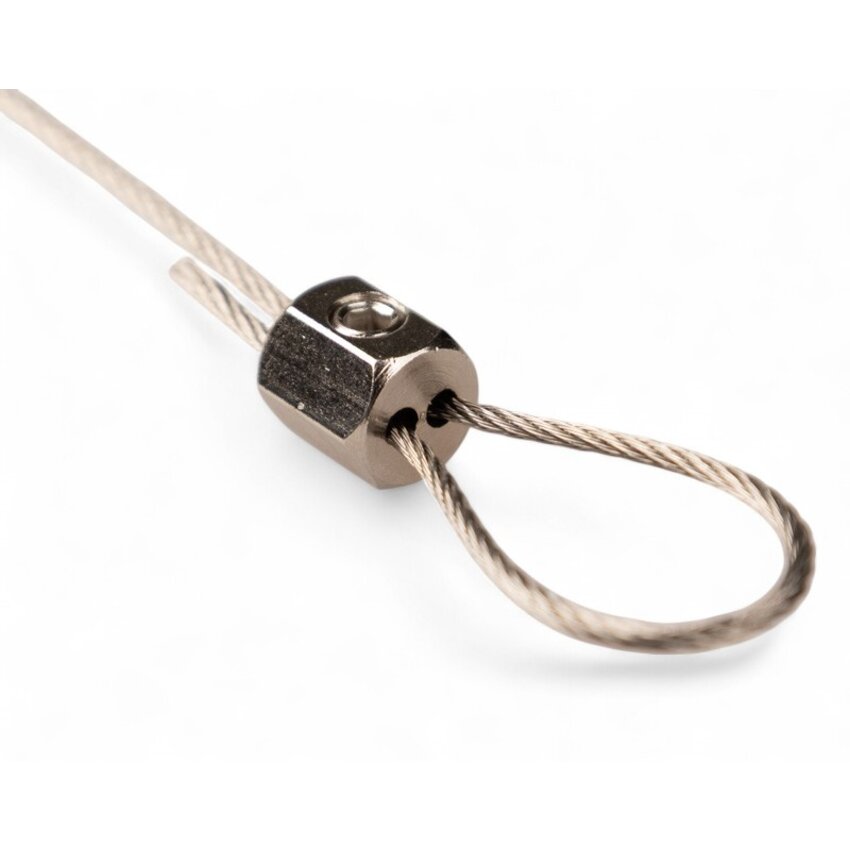 Mini Doppelseilklemme mit Inbusschraube für 1,5 mm