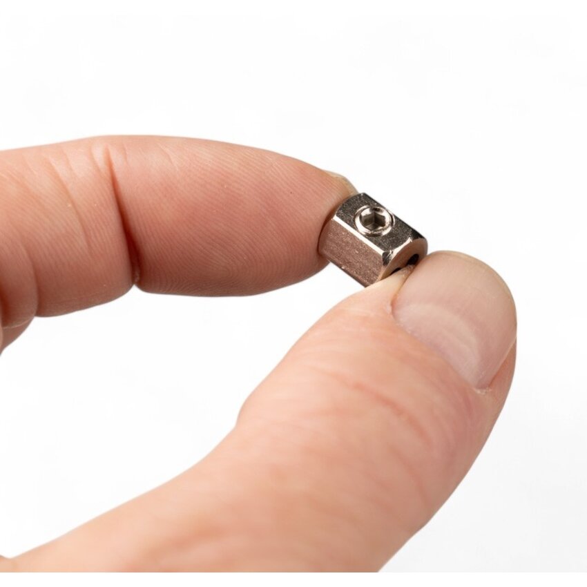 Mini Doppelseilklemme mit Inbusschraube für 1,5 mm