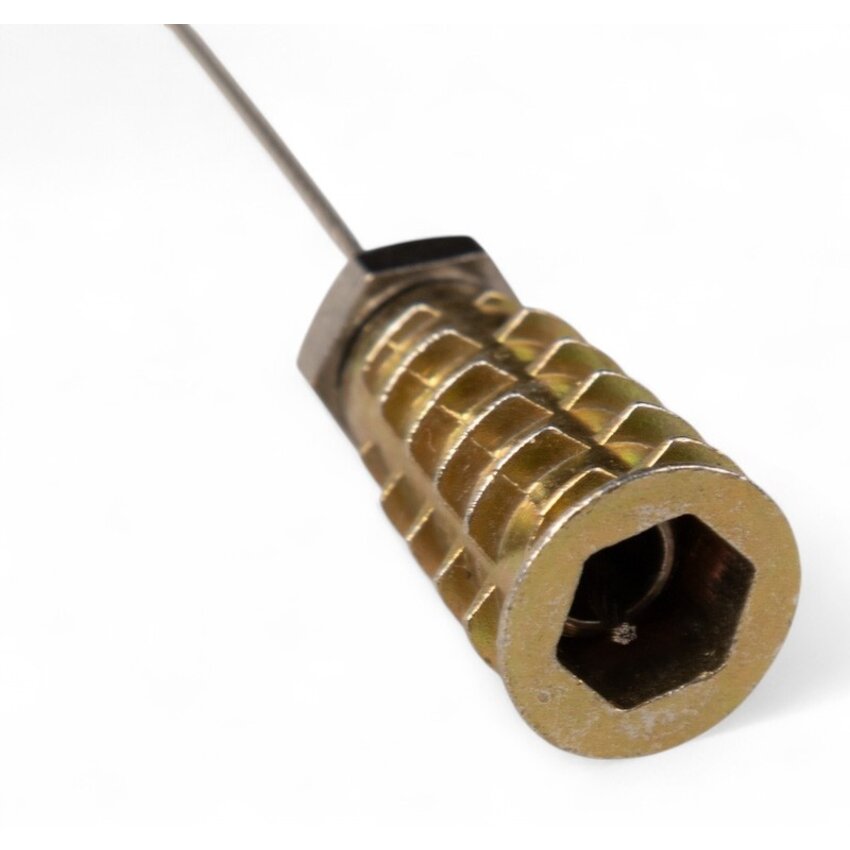 Schroef-Grip ophangsysteem voor spaanplaat- en triplexplanken tot 30mm voor kabel 1.2mm