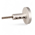 Technx Steel cable holder with Allen screw clamp