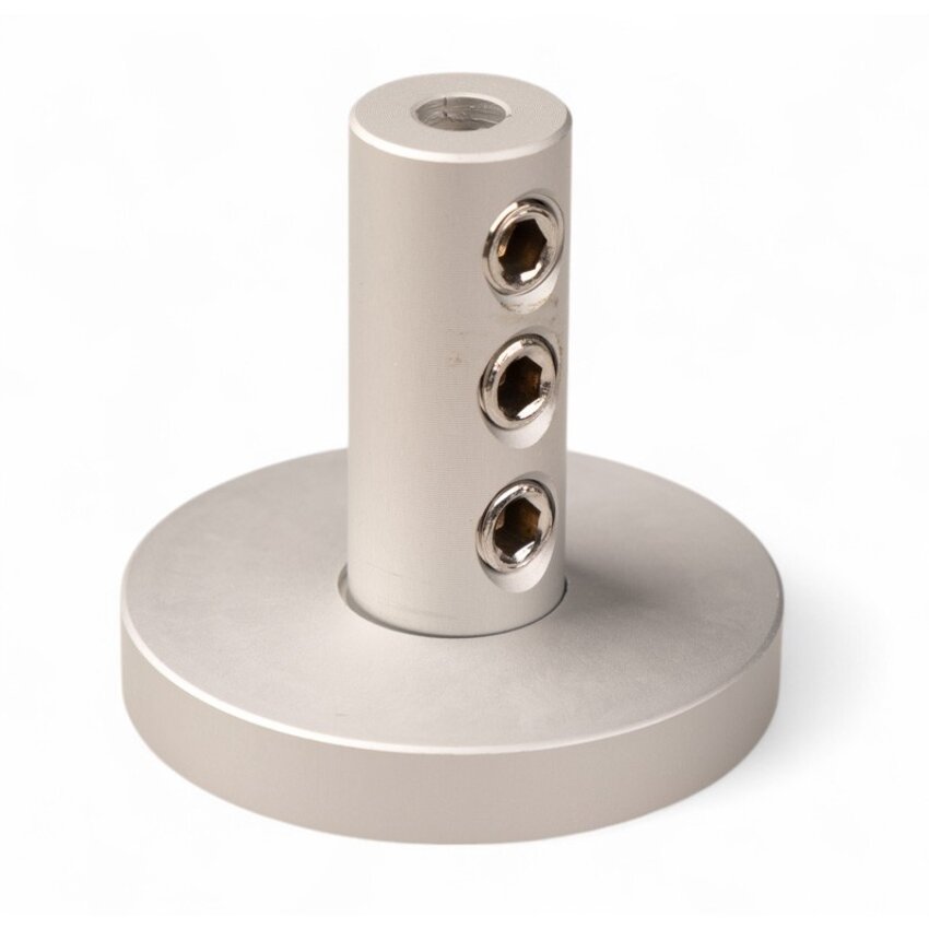 Wandhalterung für Stahlseil mit dreifacher Innensechskantschraubklemme